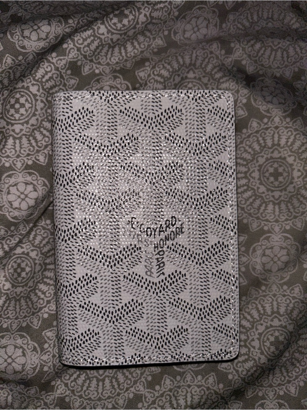 Goyard white Card Holder